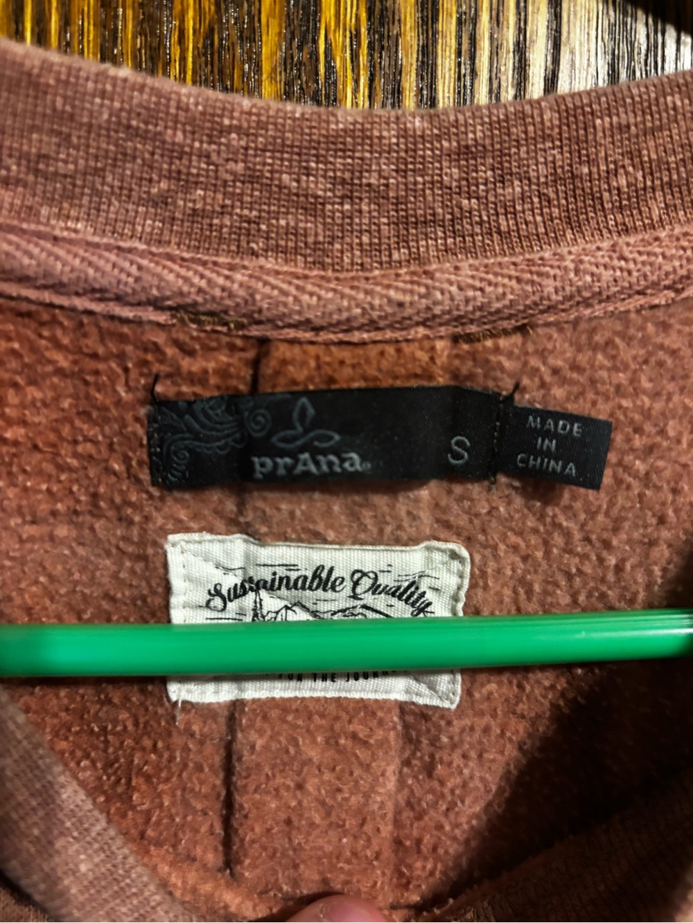 prAna Mauve Cozy up sweatshirt- Small